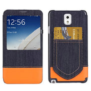 Custodia portafoglio in pelle per Galaxy Note III N9000