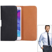 Marsupio orizzontale in pelle per Galaxy Note 4/3/II