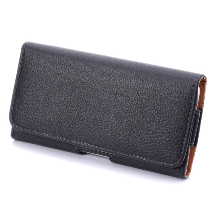 Marsupio orizzontale in pelle per Galaxy Note 4/3/II