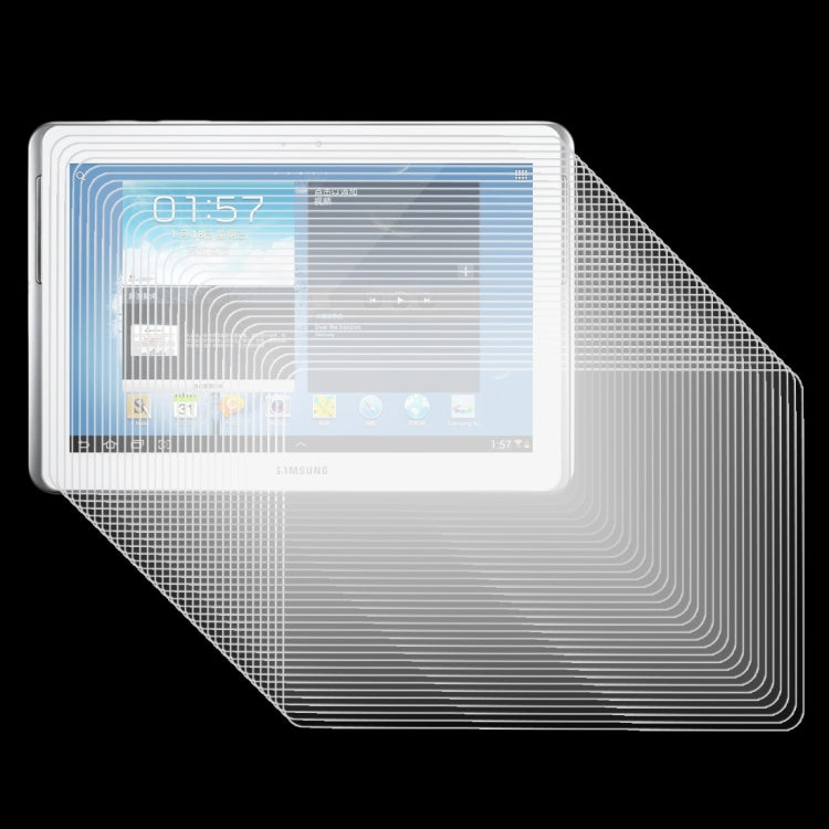 75 PZ 0,4 mm 9H+ Pellicola in vetro temperato con durezza superficiale 2,5D per Galaxy Note 10.1 / N8000, For N8000