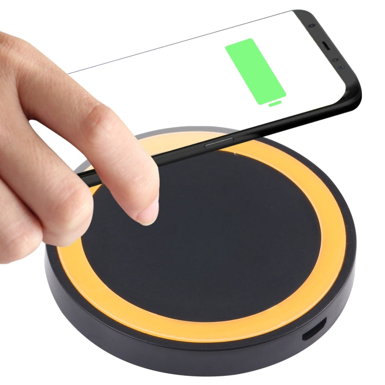Tappetino di ricarica wireless Qi rotondo universale