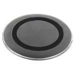 Tappetino ricarica wireless Qi nero per smartphone compatibili