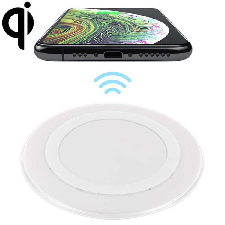 Tappetino ricarica wireless Qi nero per smartphone compatibili