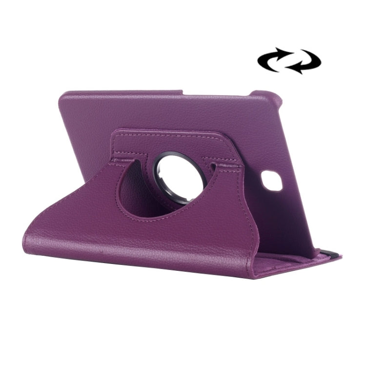 Custodia in pelle con rotazione a 360 gradi Litchi Texture con supporto multifunzionale per Galaxy Tab S2 8.0