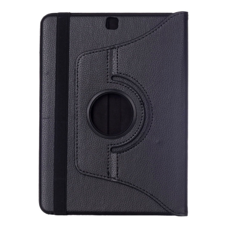 Custodia in pelle con rotazione a 360 gradi Litchi Texture con supporto multifunzionale per Galaxy Tab S2 9.7