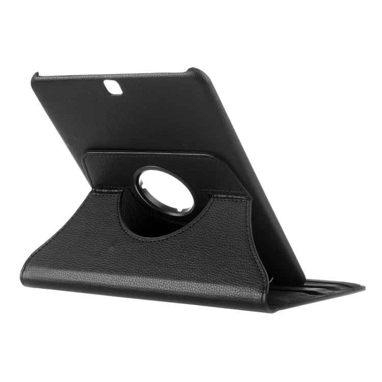 Custodia in pelle con rotazione a 360 gradi Litchi Texture con supporto multifunzionale per Galaxy Tab S2 9.7