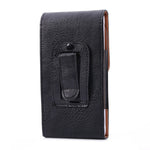 Custodia in pelle universale stile verticale con texture Litchi con foro di sicurezza per Galaxy Mega 2 / Note 4 / Note 3