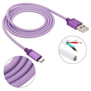 Cavo dati/ricarica da Micro USB a USB di alta qualità in stile rete da 1 m