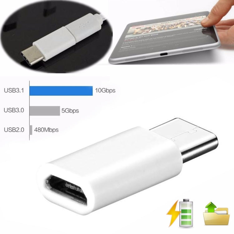 Adattatore USB-C 3.1 maschio a Micro USB femmina 2,5 cm