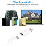 Adattatore USB-C 3.1 maschio a Micro USB femmina 2,5 cm