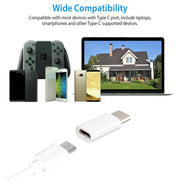 Adattatore convertitore USB-C / Type-C 3.1 maschio a micro USB femmina, lunghezza: 2,5 cm