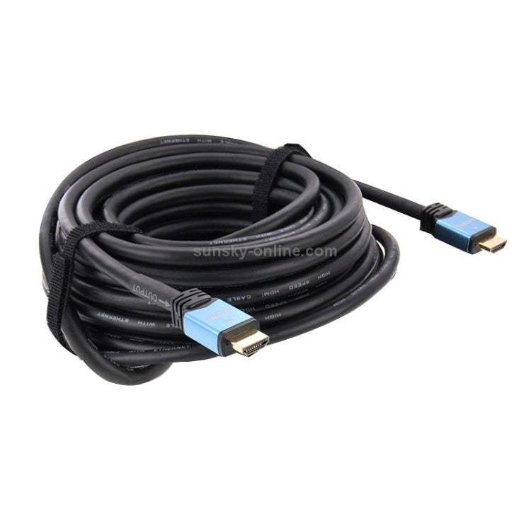 Cavo HDMI 4K, connettore e adattatore versione 2.0 da 20 m con amplificatore di segnale, With Signal Booster, Length: 20m