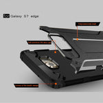 Custodia combinata TPU e PC per Samsung Galaxy S7 Edge