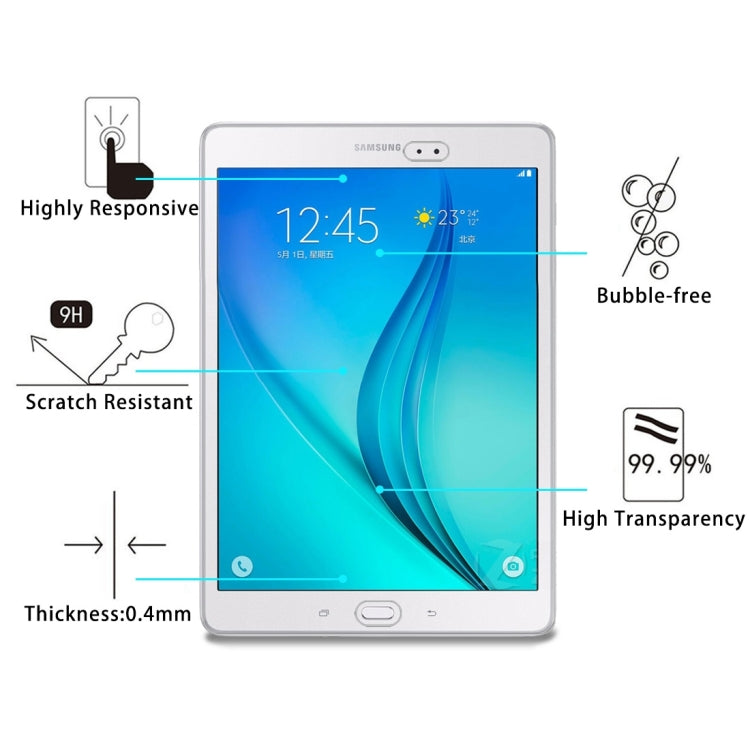Pellicola vetro temperato Galaxy Tab A 9.7 T550 T555 9H