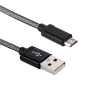 Cavo dati/caricabatterie da Micro USB a USB 2.0 con testa in metallo stile rete da 25 cm
