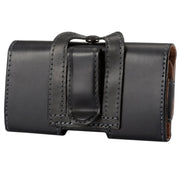 Custodia marsupio verticale in pelle Crazy Horse per smartphone