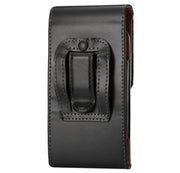 Custodia in pelle con chiusura verticale per smartphone compatibi