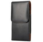 Custodia marsupio in pelle Crazy Horse per Galaxy Mega 6.3