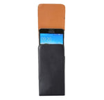 Custodia marsupio in pelle Crazy Horse per Galaxy Mega 6.3
