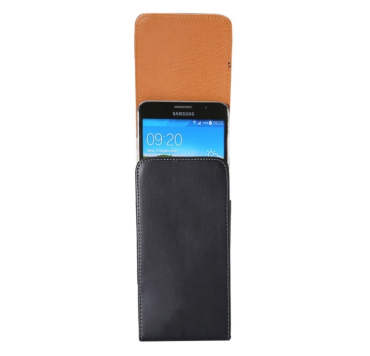 Custodia marsupio in pelle Crazy Horse per Galaxy Mega 6.3