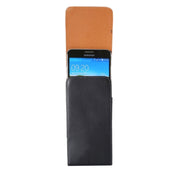 Custodia marsupio in pelle Crazy Horse per Galaxy Mega 6.3