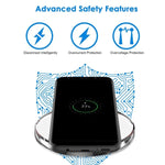 Caricabatterie wireless Fantasy Qi nero per smartphone compatibil