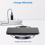 Caricabatterie wireless Fantasy Qi nero per smartphone compatibil