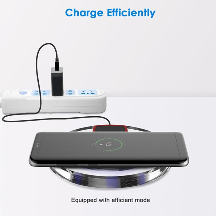Caricabatterie wireless Fantasy Qi nero per smartphone compatibil