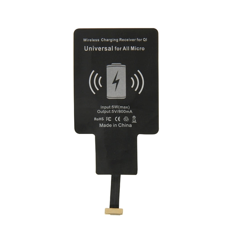 Ricevitore di ricarica wireless per QI, universale per tutti i Micro, For Micro USB Phones