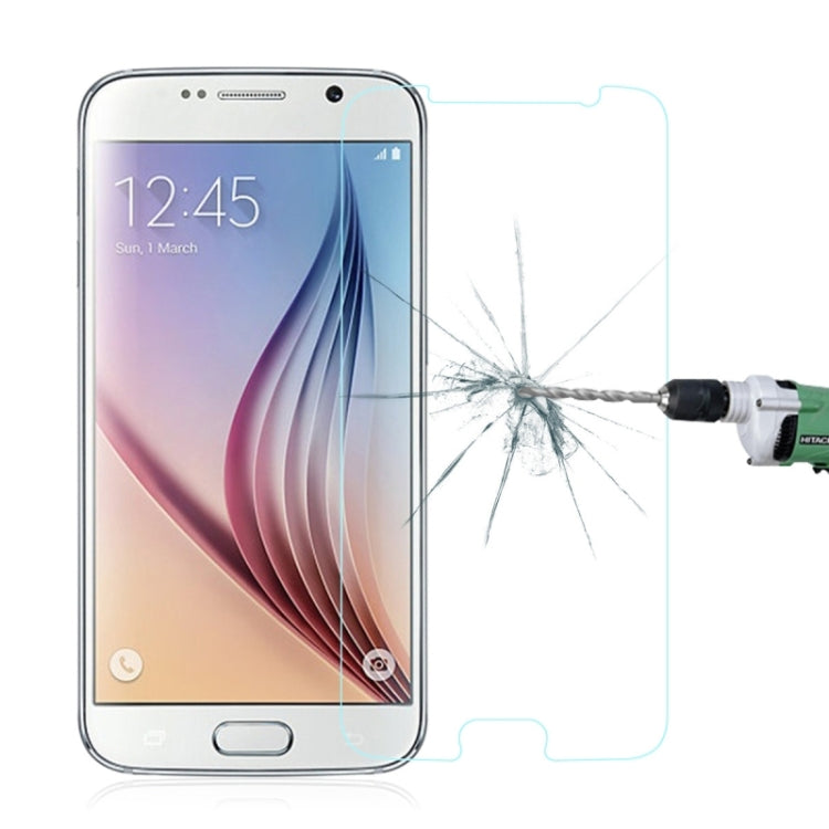 Pellicola per schermo in vetro temperato antideflagrante 2.5D con durezza superficiale 0,26 mm 9H per Galaxy S6 / G920, For Galaxy S6 (1 PC)