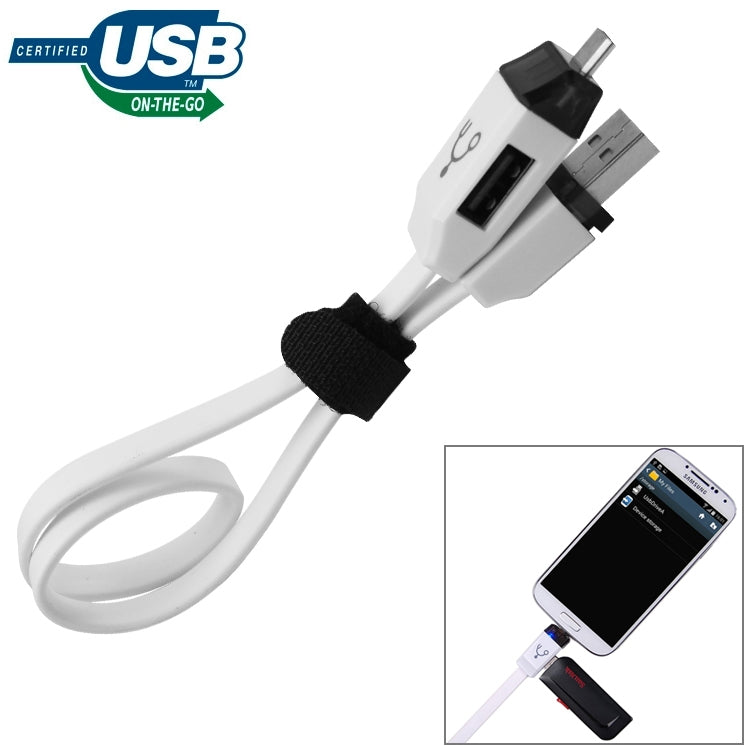 Cavo OTG USB 2.0 maschio a Micro USB maschio 30 cm