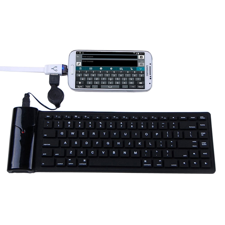 OTG-Y-01 Cavo dati di ricarica USB 2.0 maschio a Micro USB maschio + USB femmina OTG per telefoni/tablet Android con funzione OTG, lunghezza: 30 cm, Length: 30cm