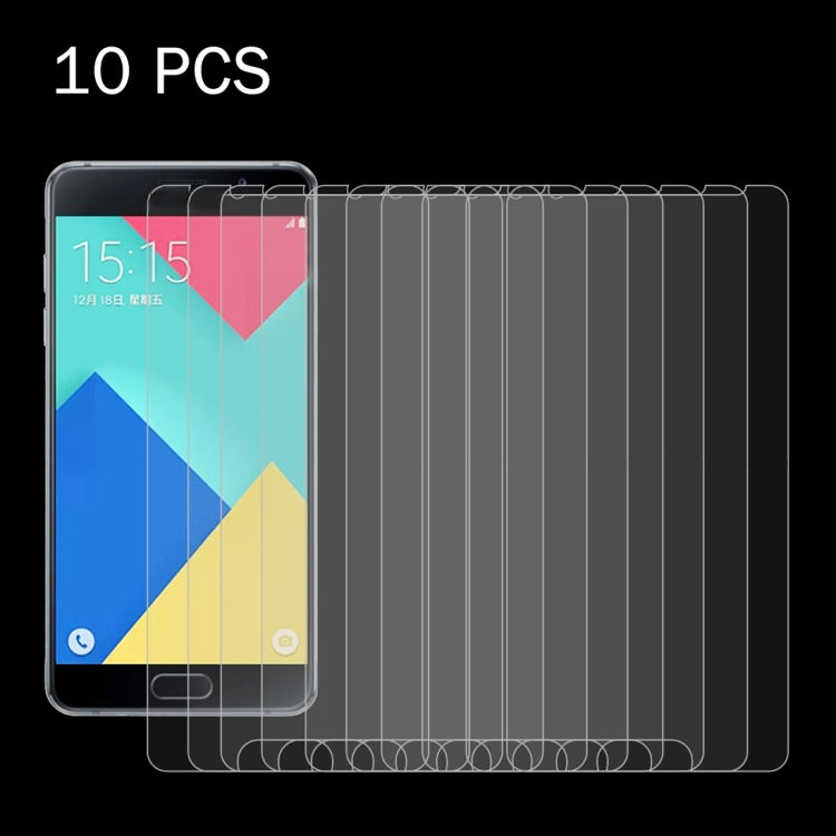 Pellicola in vetro temperato per Galaxy A7 2016 10 pezzi