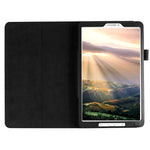 Custodia in pelle con texture litchi per Galaxy Tab E 9.6