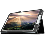 Custodia in pelle con texture litchi per Galaxy Tab E 9.6