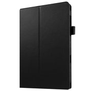 Custodia in pelle con texture litchi per Galaxy Tab E 9.6