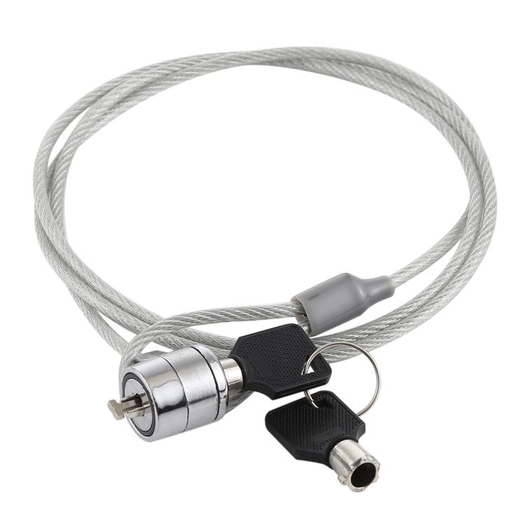 Cavo a catena antifurto per notebook da ufficio, portatile, PC, scrivania, chiave, lucchetto di sicurezza, lunghezza: circa 1,2 m, Length: 1.2m