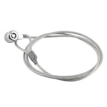 Cavo a catena antifurto per notebook da ufficio, portatile, PC, scrivania, chiave, lucchetto di sicurezza, lunghezza: circa 1,2 m, Length: 1.2m