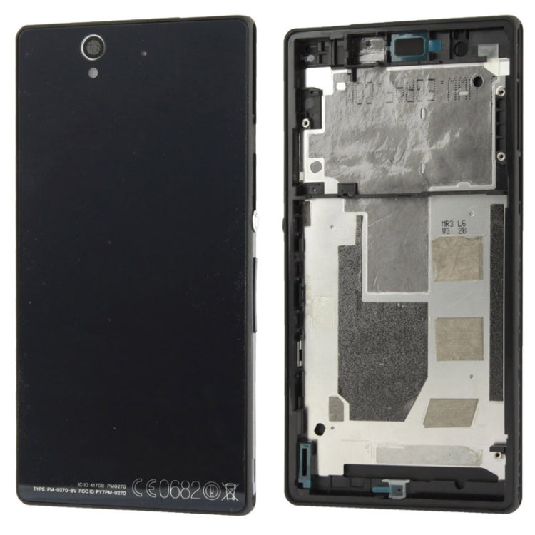 High quality Middle Board + Battery Back Cover for Sony L36H, For Xperia Z / L36h, For Galaxy Tab P6200 & Xperia Z / L36h