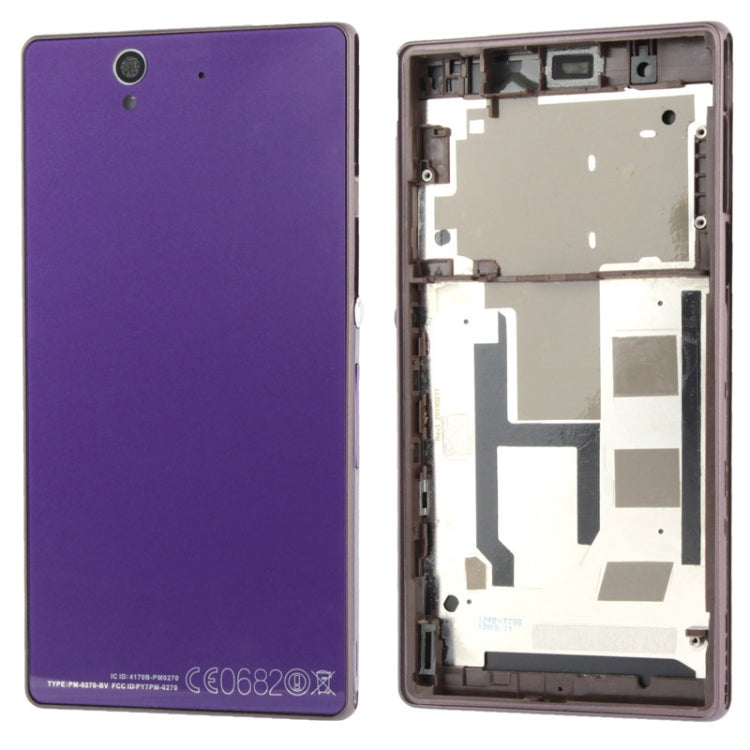 High quality Middle Board + Battery Back Cover for Sony L36H, For Xperia Z / L36h, For Galaxy Tab P6200 & Xperia Z / L36h