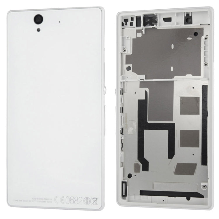 High quality Middle Board + Battery Back Cover for Sony L36H, For Xperia Z / L36h, For Galaxy Tab P6200 & Xperia Z / L36h