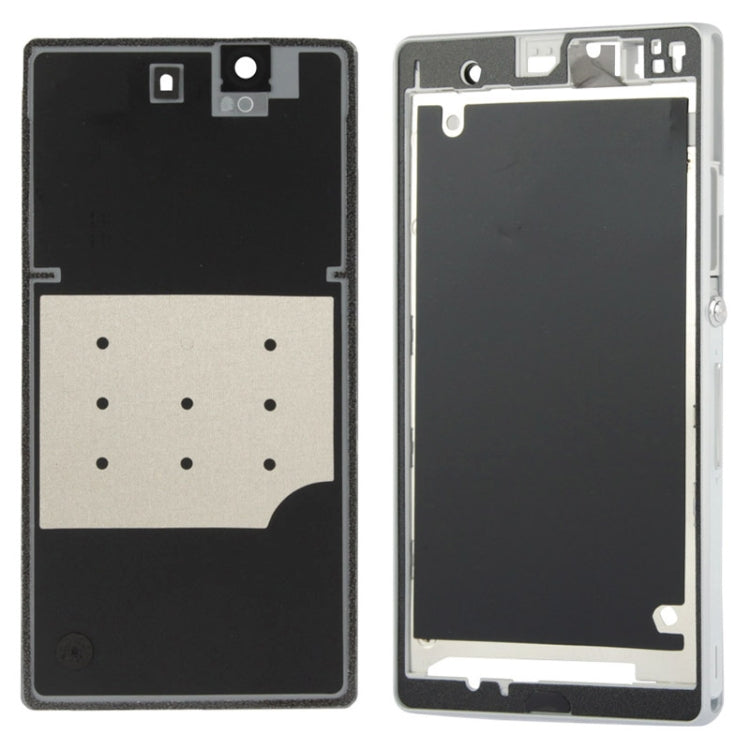 High quality Middle Board + Battery Back Cover for Sony L36H, For Xperia Z / L36h, For Galaxy Tab P6200 & Xperia Z / L36h