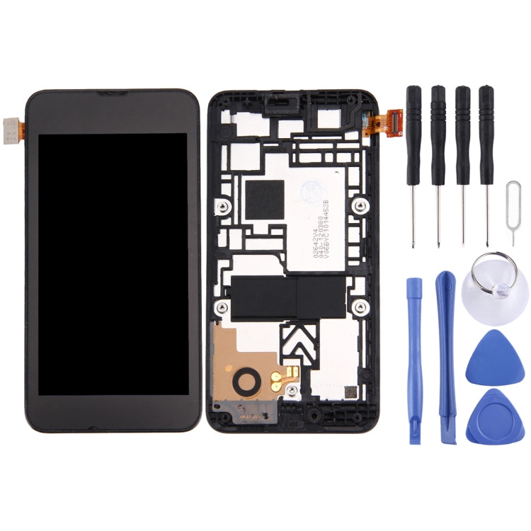 LCD Display + Touch Panel with Frame for Nokia Lumia 530, For Nokia Lumia 530