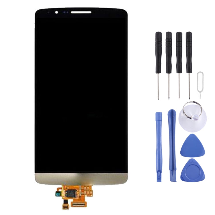 Schermo LCD originale e digitalizzatore assemblaggio completo per LG G3 / D850 / D851 / D855, For LG G3 / D855(Gold), For LG G3 / D855(Black), For LG G3 / D855(White)