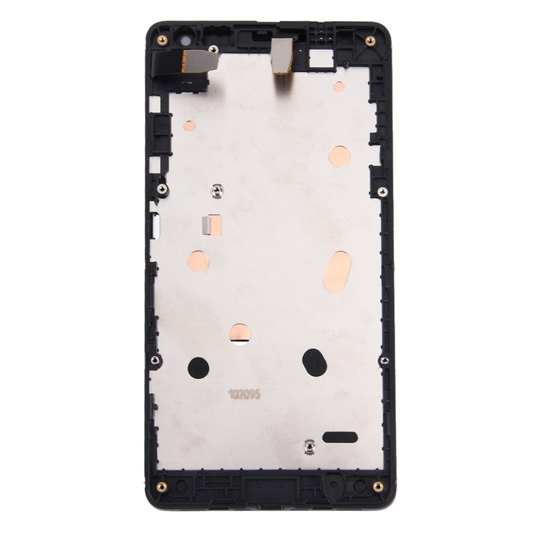 3 in 1 Digitizer Assembly for Microsoft Lumia 535 2C (LCD + Frame + Touch Pad), For Lumia 535 Black