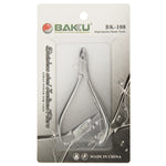 Baku BK-108 Pinza tagliafili mini pinza di precisione in acciaio inossidabile di alta qualità con ganascia dritta, BK-108
