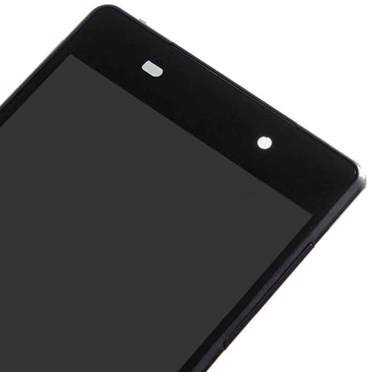 Display LCD + pannello touch con cornice per Sony Xperia Z2 / D6502 / D6503 / D6543 (versione 3G), For Xperia Z2