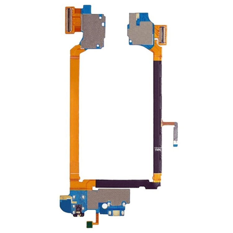 USB Charging Connector Port Flex Cable & Earphone Audio Jack Flex Cable & Microphone Flex Cable for LG G2 / D800 / D801 / D803 / D800T, For G2 / D800