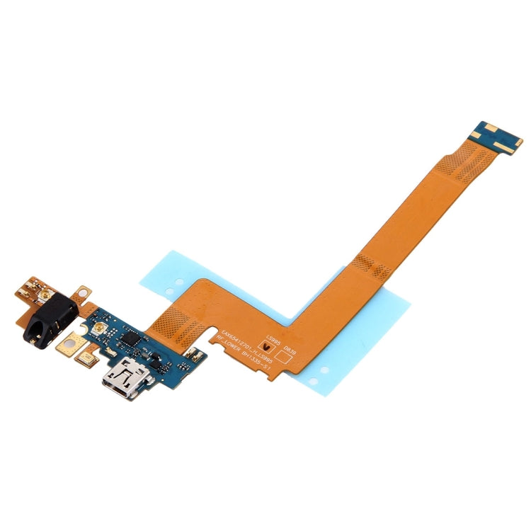 USB Charging Connector Port Flex Cable and Microphone Flex Cable for LG G Flex / D950 / D955 / D958 / D959 / F340 / LS995, For G Flex