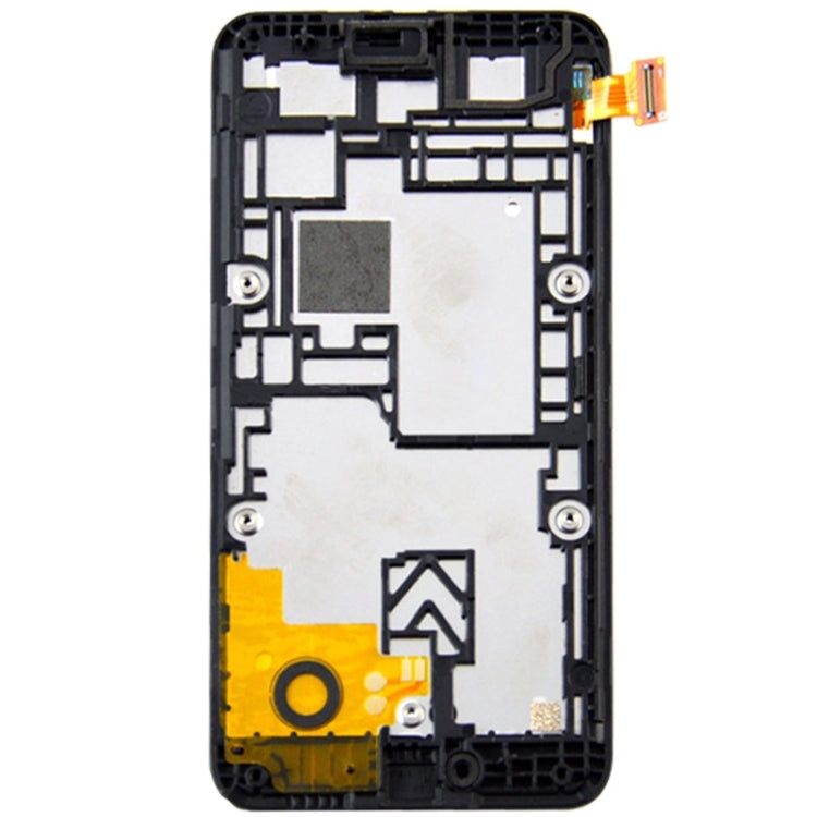 LCD Screen and Digitizer Complete Assembly with Frame for Nokia Lumia 530, For Nokia Lumia 530 TFT